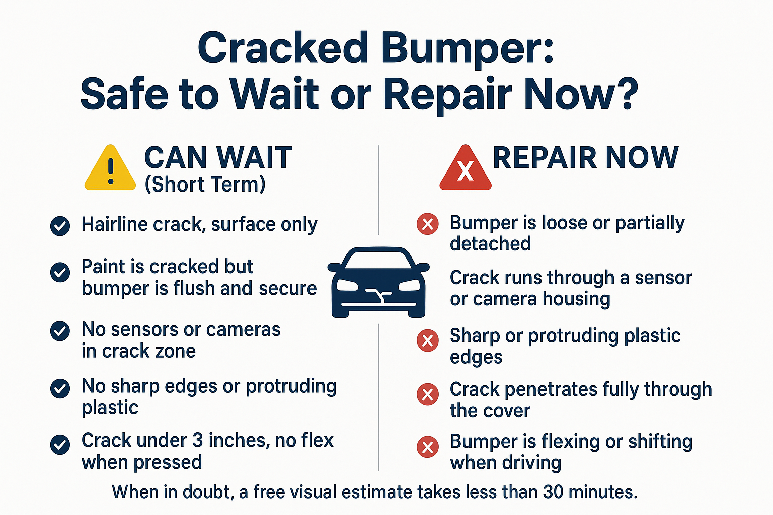 Is a Cracked Bumper Still Safe to Drive With?